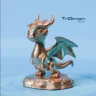 {STL} Cute Dragon - TriDimen Studios